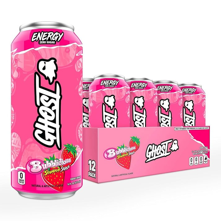 GHOST Energy Drink - 12 Pack - Energy & Focus & No Artificial Colors