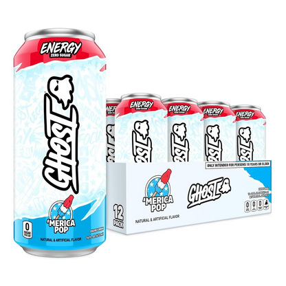 GHOST Energy Drink - 12 Pack - Energy & Focus & No Artificial Colors