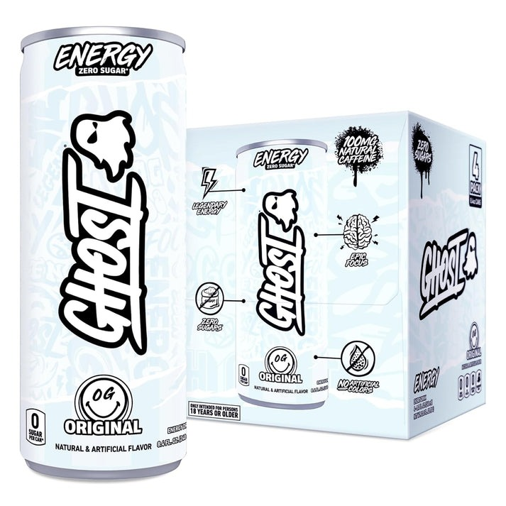GHOST Energy Drink - 12 Pack - Energy & Focus & No Artificial Colors