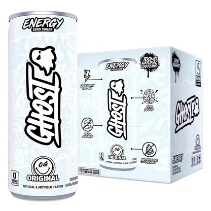 GHOST Energy Drink - 12 Pack - Energy & Focus & No Artificial Colors