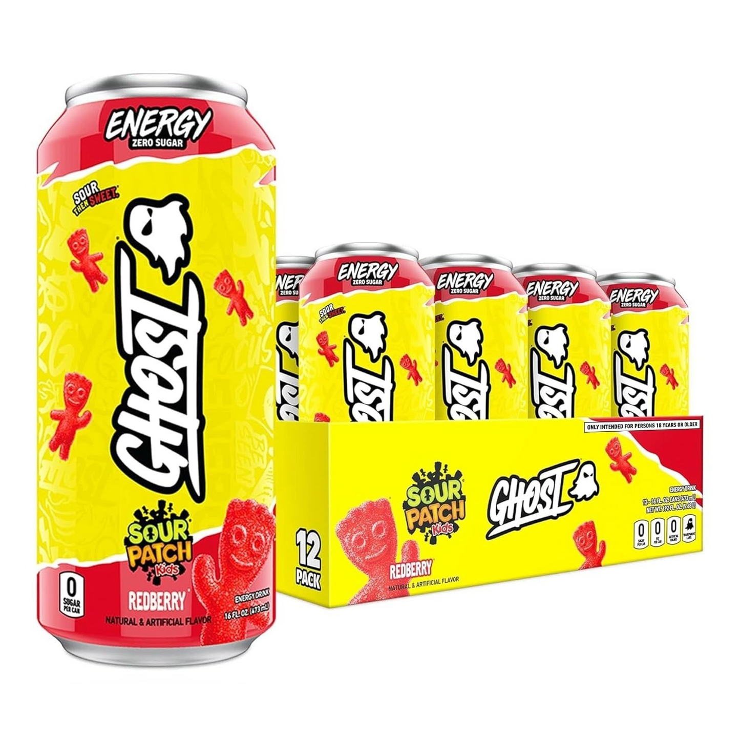 GHOST Energy Drink - 12 Pack - Energy & Focus & No Artificial Colors
