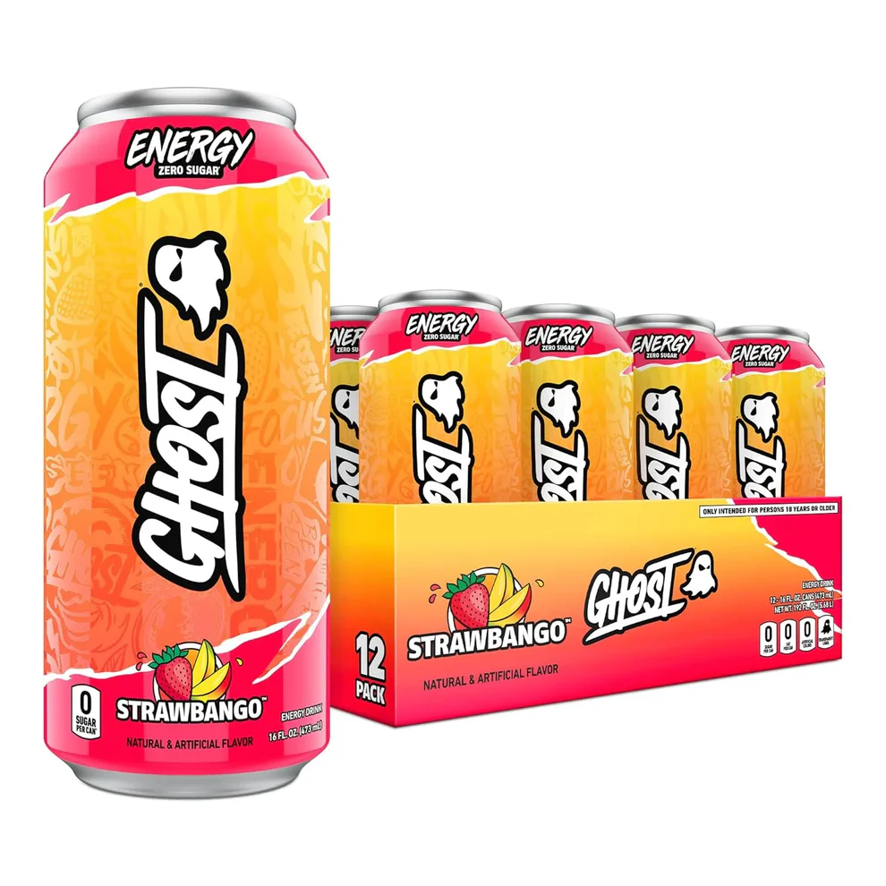 GHOST Energy Drink - 12 Pack - Energy & Focus & No Artificial Colors