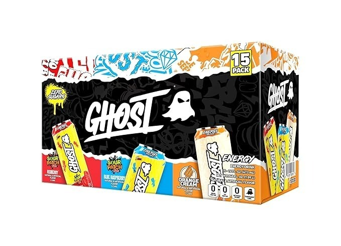 GHOST Energy Drink - 12 Pack - Energy & Focus & No Artificial Colors