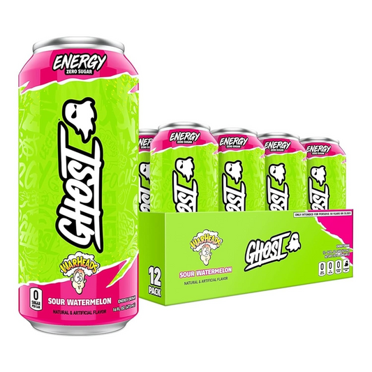 GHOST Energy Drink - 12 Pack - Energy & Focus & No Artificial Colors