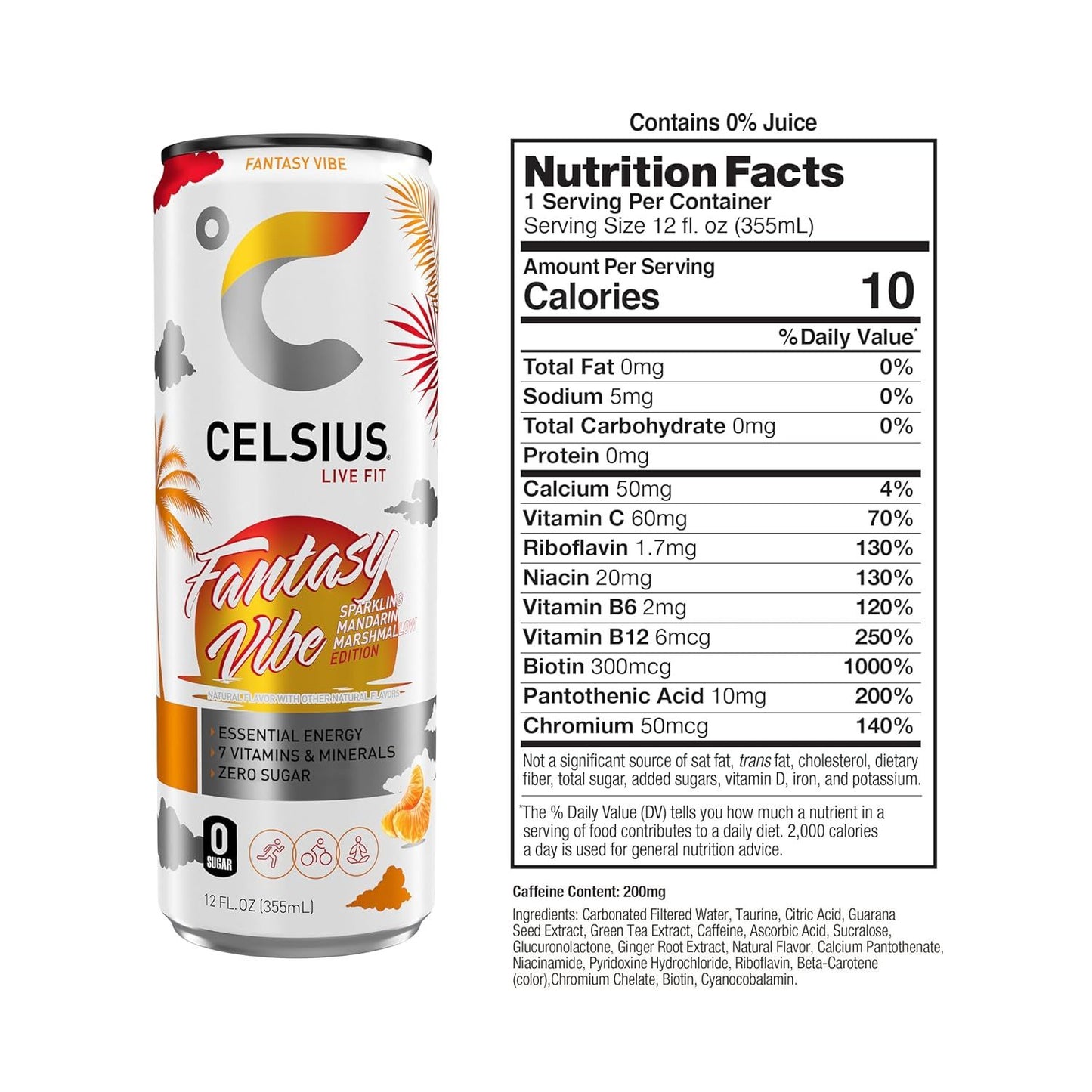 CELSIUS Assorted Flavors Official Variety Pack,(Pack of 12)
